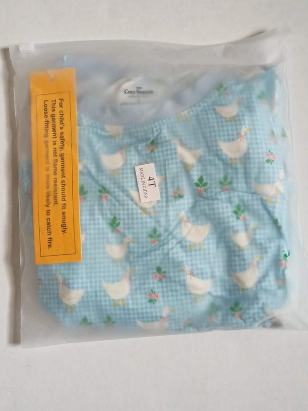 Silly Goose Bamboo Pajamas 4T Toddler NWT Soft Stretchy Cozy Two Piece Set - Picture 4 of 4